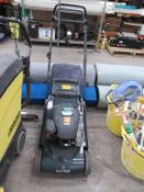 a Hayter Spirit 41 Self Propelled Roller Mower