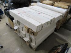 Large quantity of Poppys Paper banqueting rolls to pallet