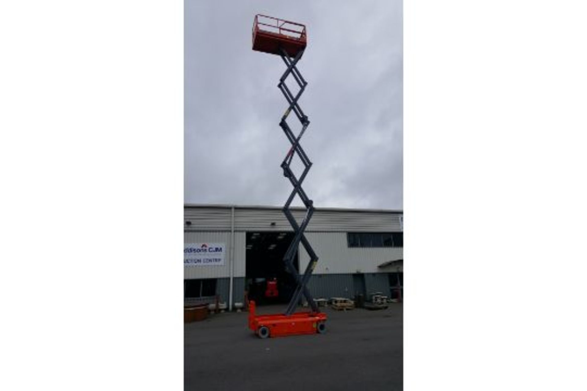 A 2019 Dingli JCPT 1612B 24V electric scissor lift