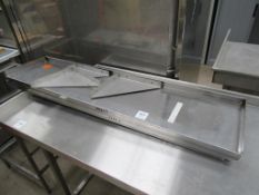 Four Stainless Steel Shelves