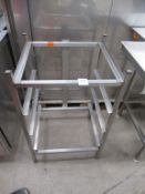 Stainless steel glass washer stand
