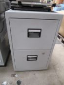 Two door cabinet, six drawer cabinet and secure two drawer cabinet