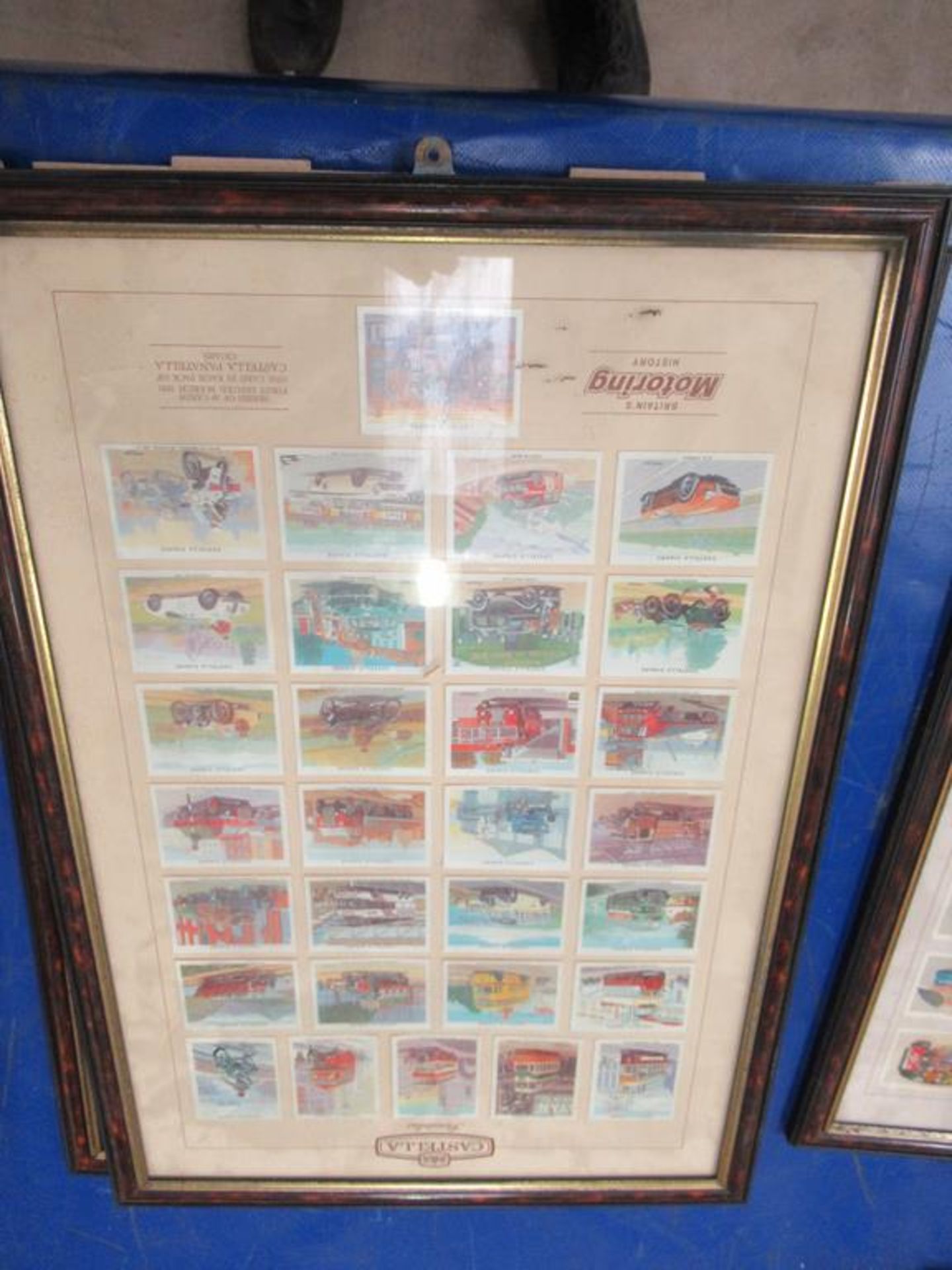 4 x Castella Panatellas framed cigar card collections to include racing cars and aeroplanes etc. - Image 3 of 4