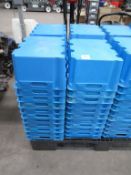 Approx 44 x food grade stackable tubs