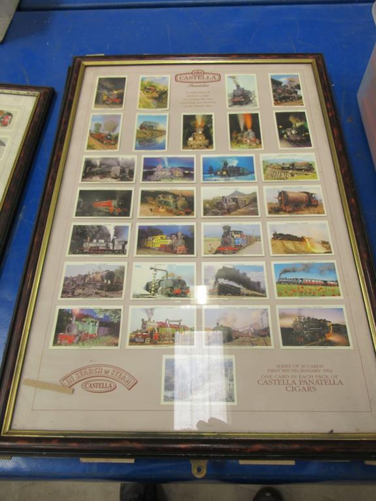 4 x Castella Panatellas framed cigar card collections to include racing cars and aeroplanes etc. - Image 2 of 4