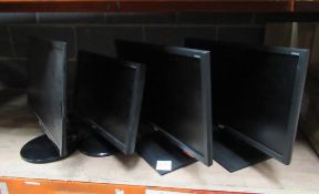 4 x various monitors