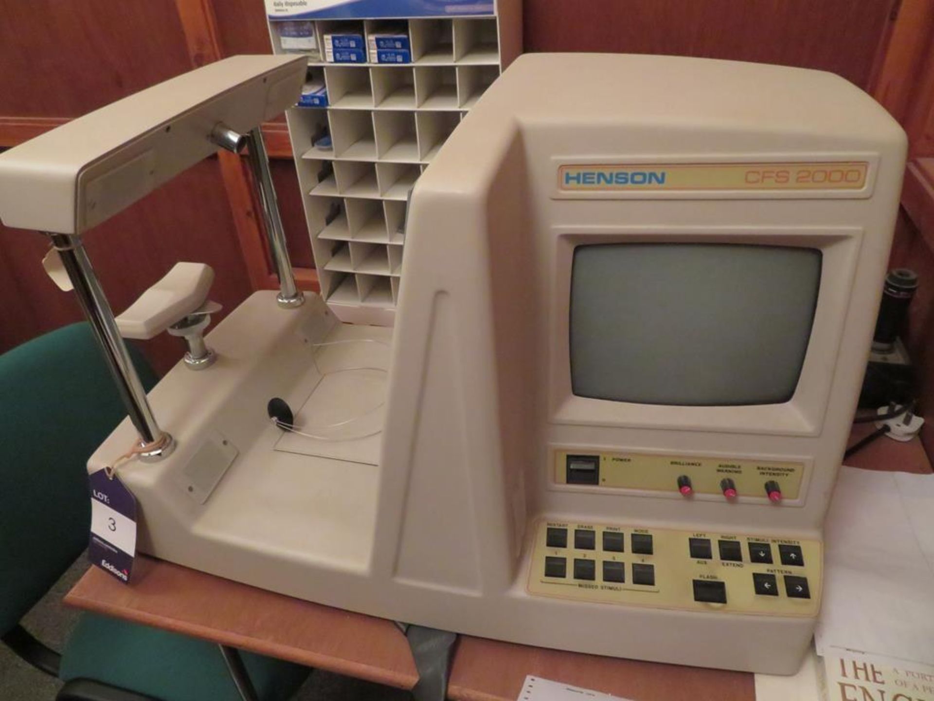 Henson CFS2000 visual field screener with Panasonic DM printer