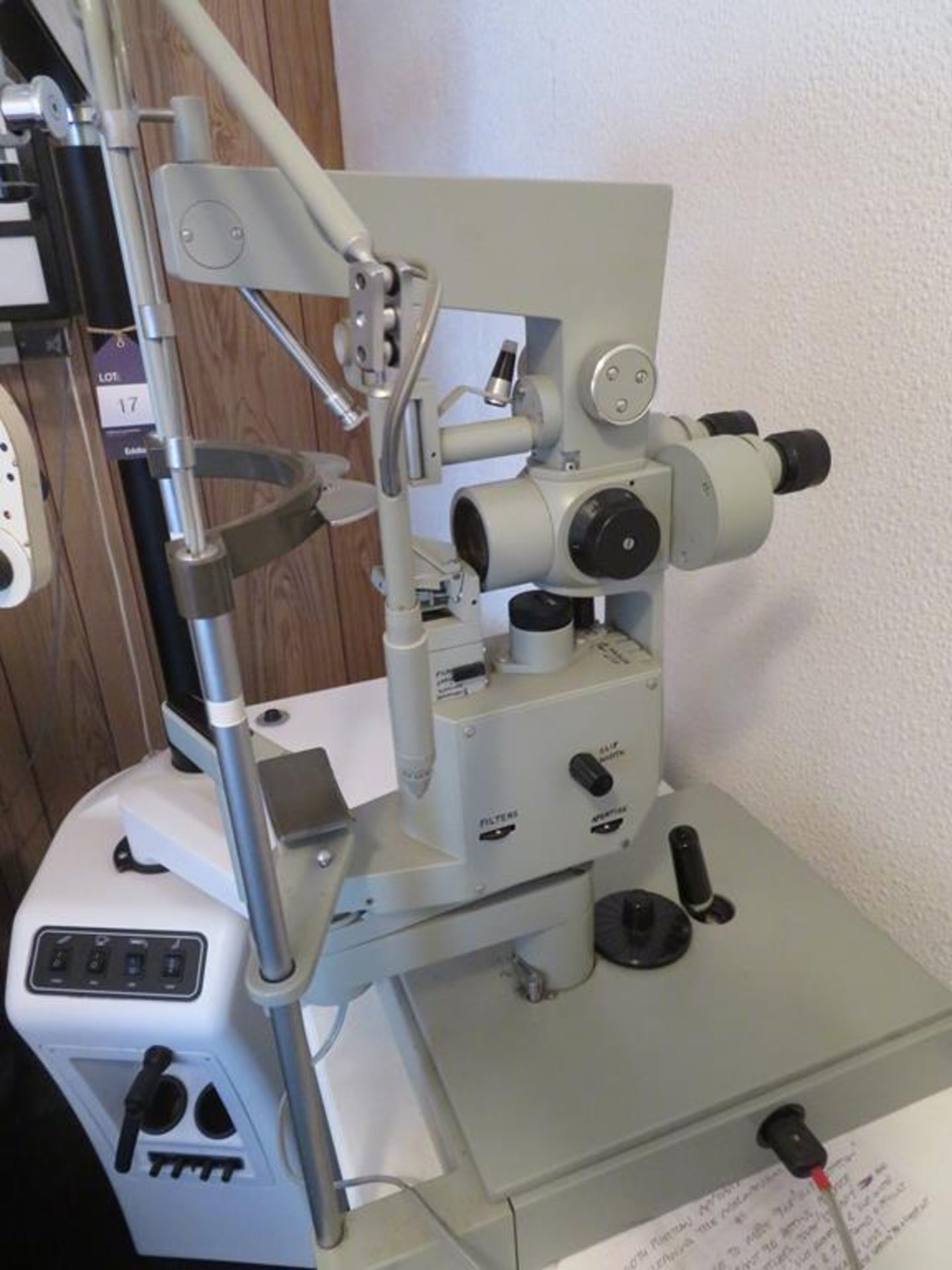 Frastema combi unit with Topcon refractometer and slit lamp - Image 3 of 4