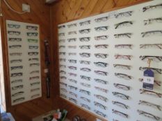 e 250 pairs of display spectacles inc Planet, OK, Visage, CAT, Superflex, GR8 Kids, Whiz Kids, Elite