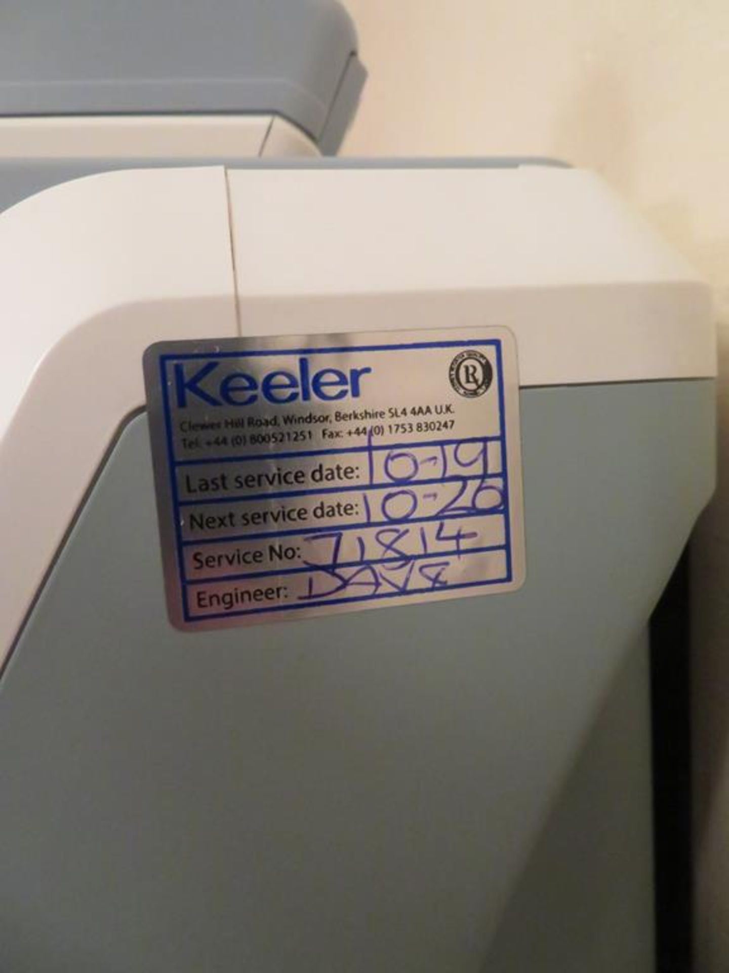 Keeler Pulsair Intellipuff tonometer - Image 2 of 2