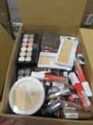 Circa. 200 items of various new make up acadamy make up to include: style brows ultimate brow kit,