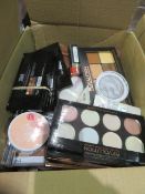 Circa. 200 items of various new make up acadamy make up to include: starry night eyeshadow pallet,