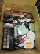 Circa. 200 items of various new make up acadamy make up to include: elysium eyshadow palette, colour