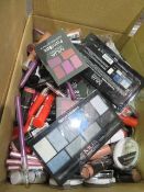 Circa. 200 items of various new make up acadamy make up to include: paint box multishade lip