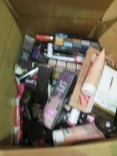 Circa. 200 items of various new make up acadamy make up to include: revolution cheek palette,