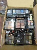 Circa. 200 items of various new make up acadamy make up to include: 6 shade palette, custom colour