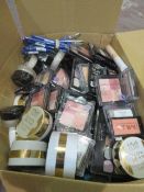 Circa. 200 items of various new make up acadamy make up to include: wonder vanishing cream primer,