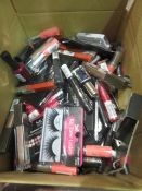 Circa. 200 items of various new make up acadamy make up to include: eyelashes, super gel nail