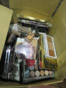 Circa. 200 items of various new make up acadamy make up to include: liquid chrome highlighter drops,