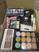 Circa. 200 items of various new make up acadamy make up to include: enchanted 5 silk eyeshadow