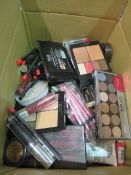 Circa. 200 items of various new make up acadamy make up to include: barry m shadow and blush