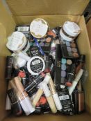 Circa. 200 items of various new make up acadamy make up to include: glowbeam liquid highlight
