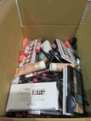 Circa. 200 items of various new make up acadamy make up to include: skin define hydro foundation,