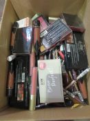 Circa. 200 items of various new make up acadamy make up to include: style brows essential eyebrow