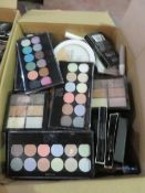 Circa. 200 items of various new make up acadamy make up to include: paintbox multishade lip palette,