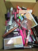 Circa. 200 items of various new make up acadamy make up to include: prism lip kit, strobe and glow