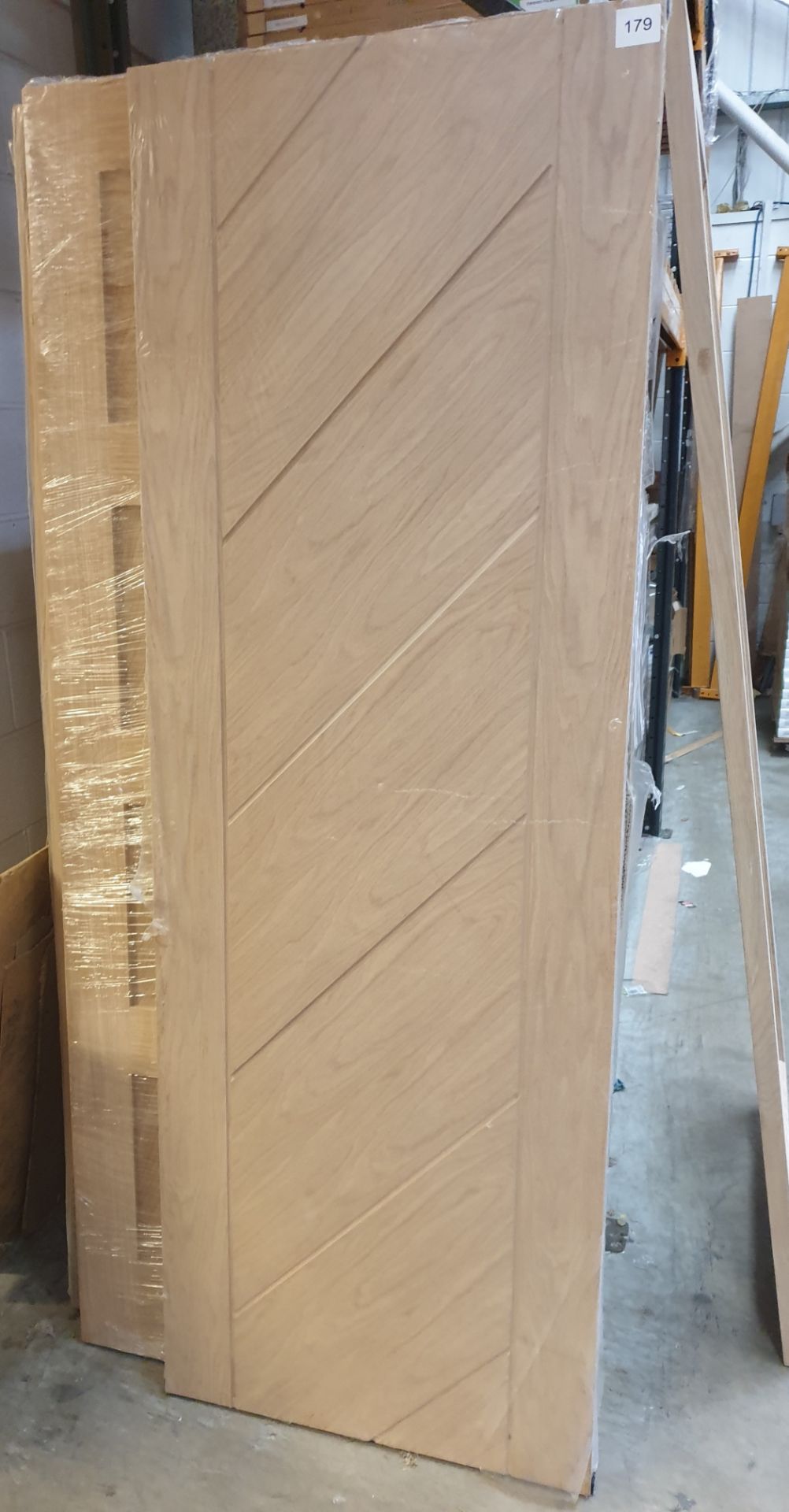 10x Monza 7 Panel oak veneer Internal Fire Door AW