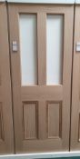 5x Victoria 2 lite AWOFPVC32 unglazed Internal Doo