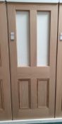 5x Victoria 2 lite AWOFPVC32 unglazed Internal Doo