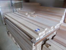 Quantity of Oak Lengths to rack, for framing, vari