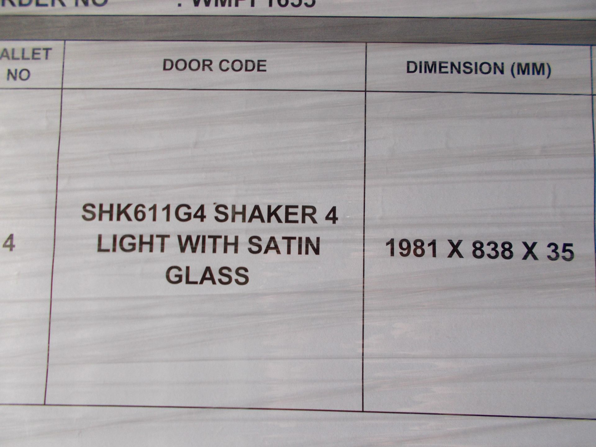 10x Shaker 4 light with satin glazed SHK611G4 Inte - Image 4 of 4