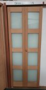 Shaker flat panel bifold BFSHAPAN24 Internal Door