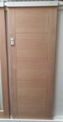 12x Iseo 5 Panel Oak Internal Fire Door ISK 4500 2