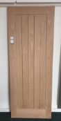 5x Mexicano white oak prefinished Internal Doors 7