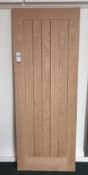 5x Mexicano white oak prefinished Internal Doors 7