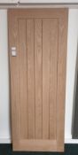 5x Mexicano white oak prefinished Internal Doors 7