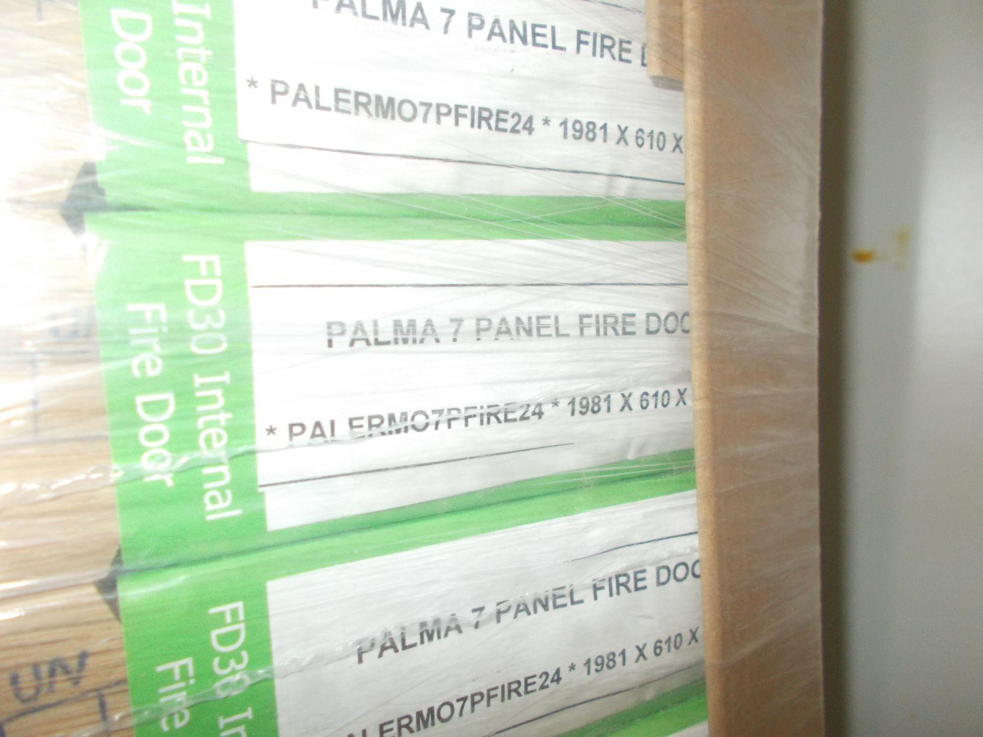 10x Palma 7 Panel Internal Fire Door Palermo 7P Di - Image 3 of 3