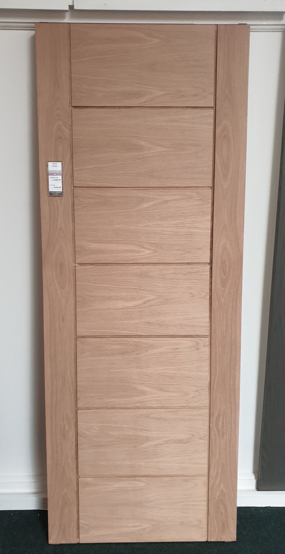 12x Palma 7 Panel Internal Fire Door Palermo 7 Fir