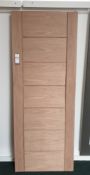 13x Palma 7 Internal White Oak Fire Door Palermo7P