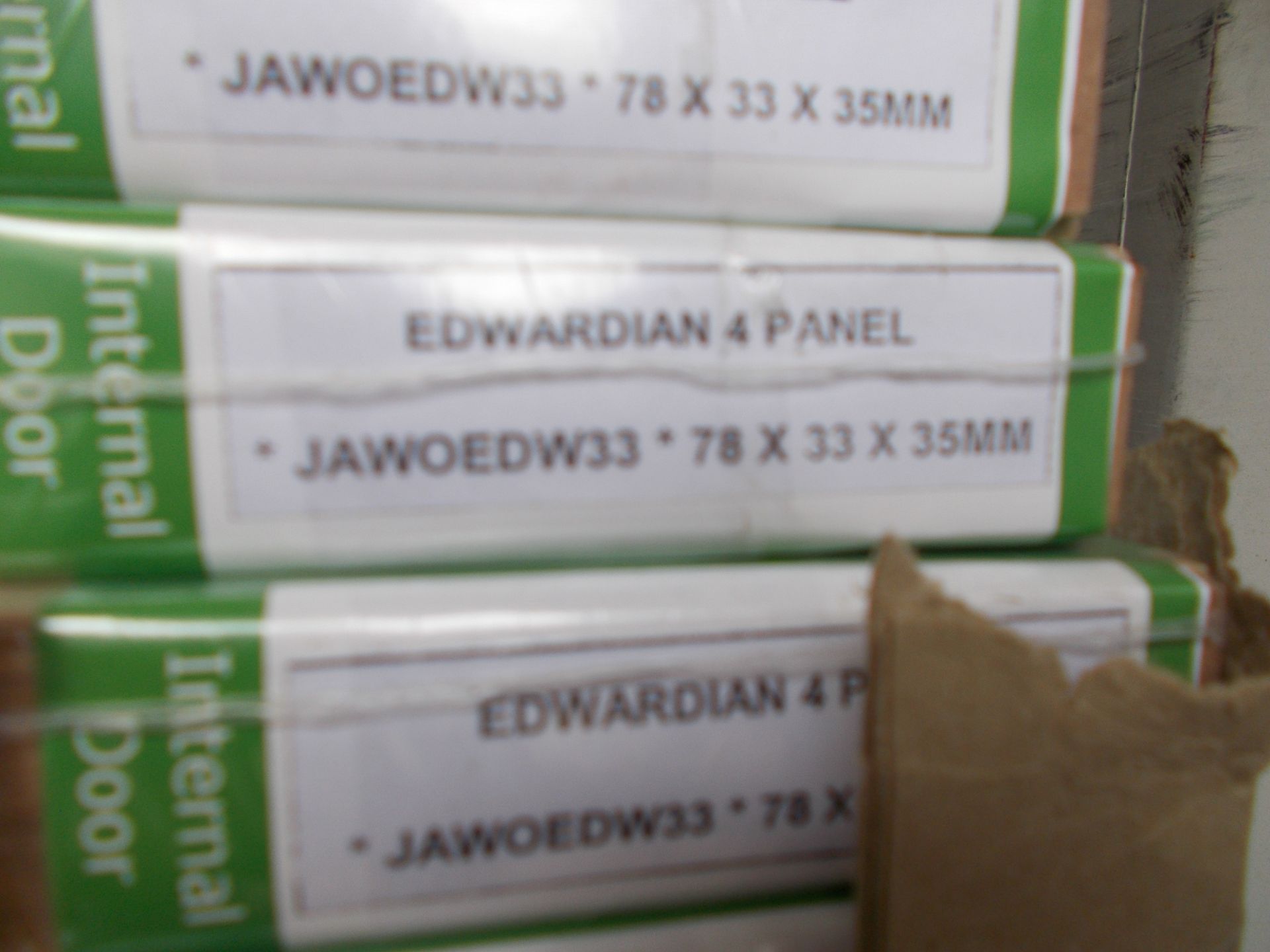 10x Edwardian 4 panel Internal Door JAWO EDW33 78” - Image 3 of 3