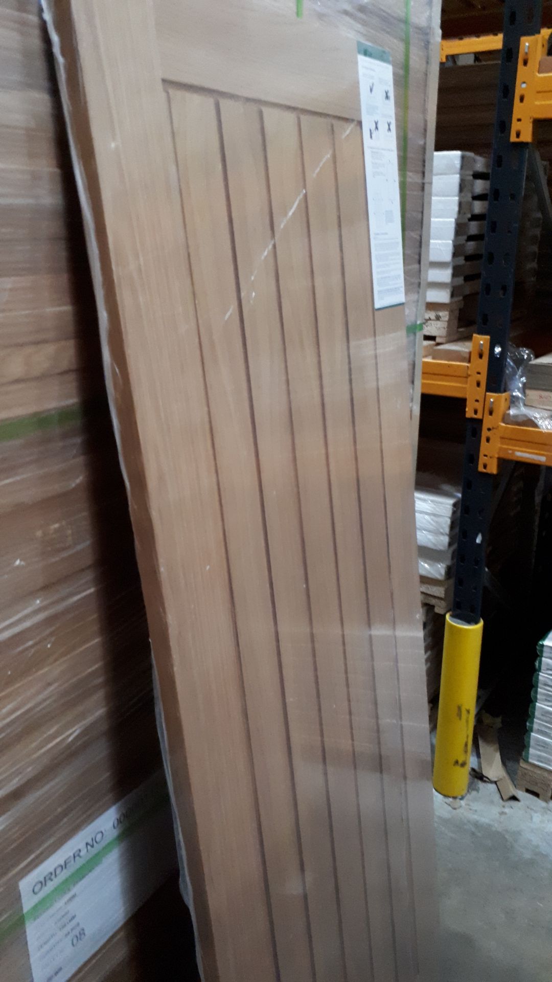 6 x Mexicano White Oak P/F Int 78”x33”x35mm - Lots to be handed out in order they are stacked, at - Image 3 of 3