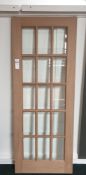 10 x SA77 15 Panel Internal Door 78”x27”x35mm - Lots to be handed out in order they are stacked,