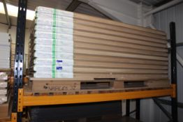 Naples 4 Lite Satin external door, 2032mm x 813mm x 44mm - Lots to be handed out in order they are