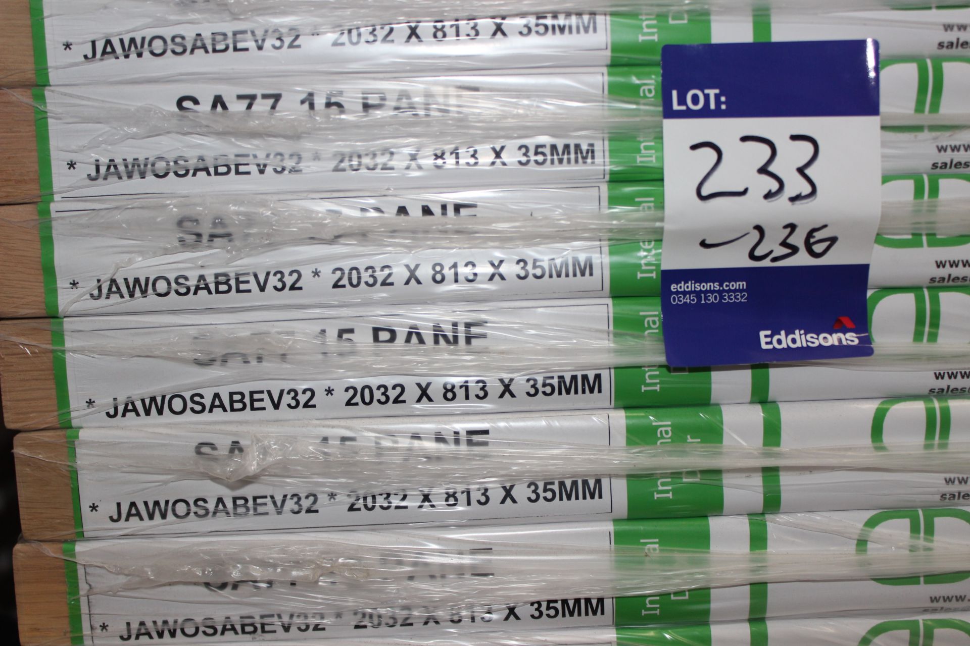 5 x SA77 15 Pane Internal, JAWOSABEB32, 2032mm x 813mm x 35mm- Lots to be handed out in order they - Image 3 of 3