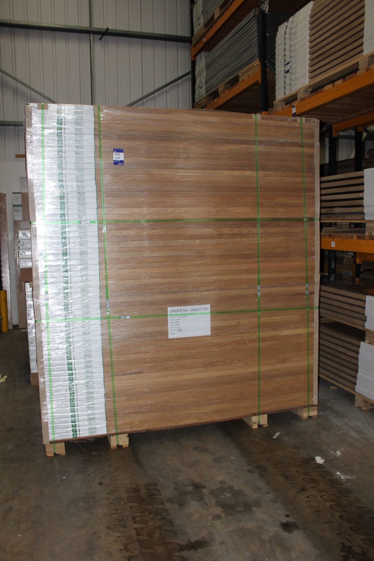 6 x Mexicano White Oak P/F Int 78”x33”x35mm - Lots to be handed out in order they are stacked, at