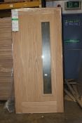 Newbury 1L External Door, 2032mm x 813mm x 44mm - Lots to be handed out in order they are stacked,